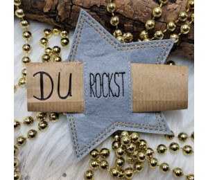 ADVENTSKALENDER VORFREUDE Türchen - Stickserie - 10 ITH Sterne mit Schlitz